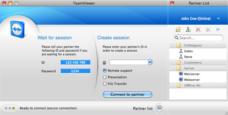 Teamviewer from a pc to mac free